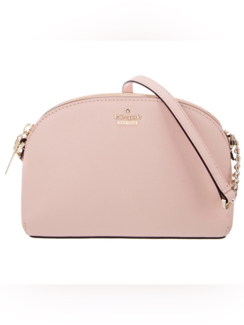 kate spade Pink Dome Crossbody with Gold Hardware